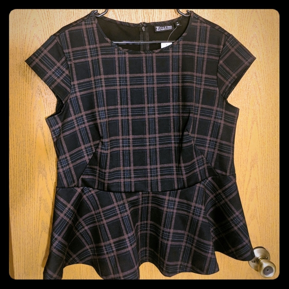 New York and Company Peplum Blouse